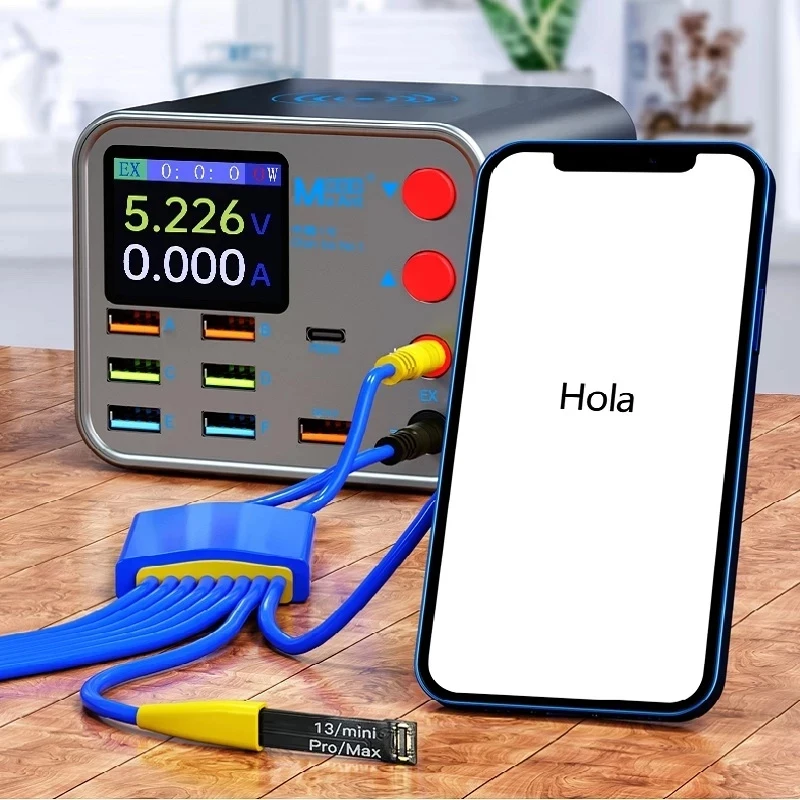 MAANT 8port USB PD Schnelle Lade Drahtlose Ladegerät Mit Anti Kurzschluss Reparatur Funktion Handy Netzkabel Verlängerung port