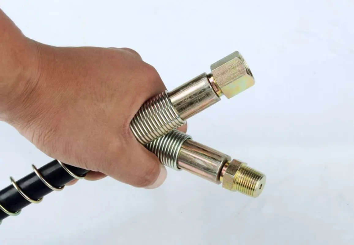 أداة هيدروليكية أنابيب زيت الضغط العالي، خرطوم أنبوب مطاطي مع وصلة M16 * 1.5، خيط داخلي وخارجي، 70MPA