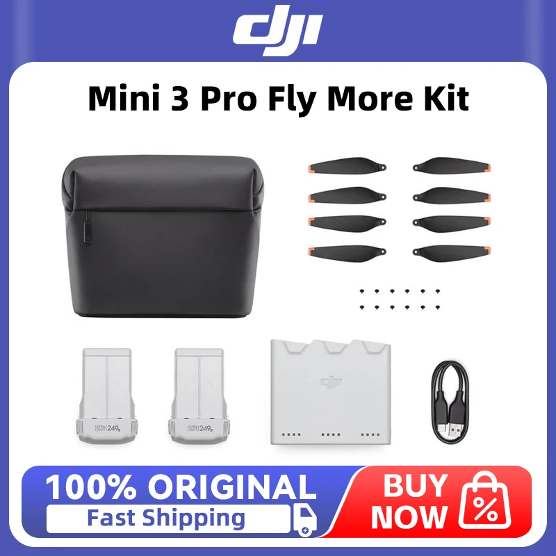 DJI Mini 3 Pro Fly More Kit Intelligent Flight Battery Two-way