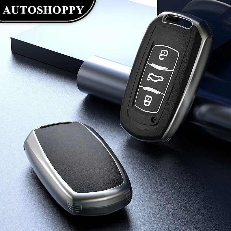 

New TPU Car Smart Key Cover Case Shell Fob For Geely Atlas Boyue NL3 EX7 SUV GT GC9 Emgrand X7 Borui Auto Holder Accessories