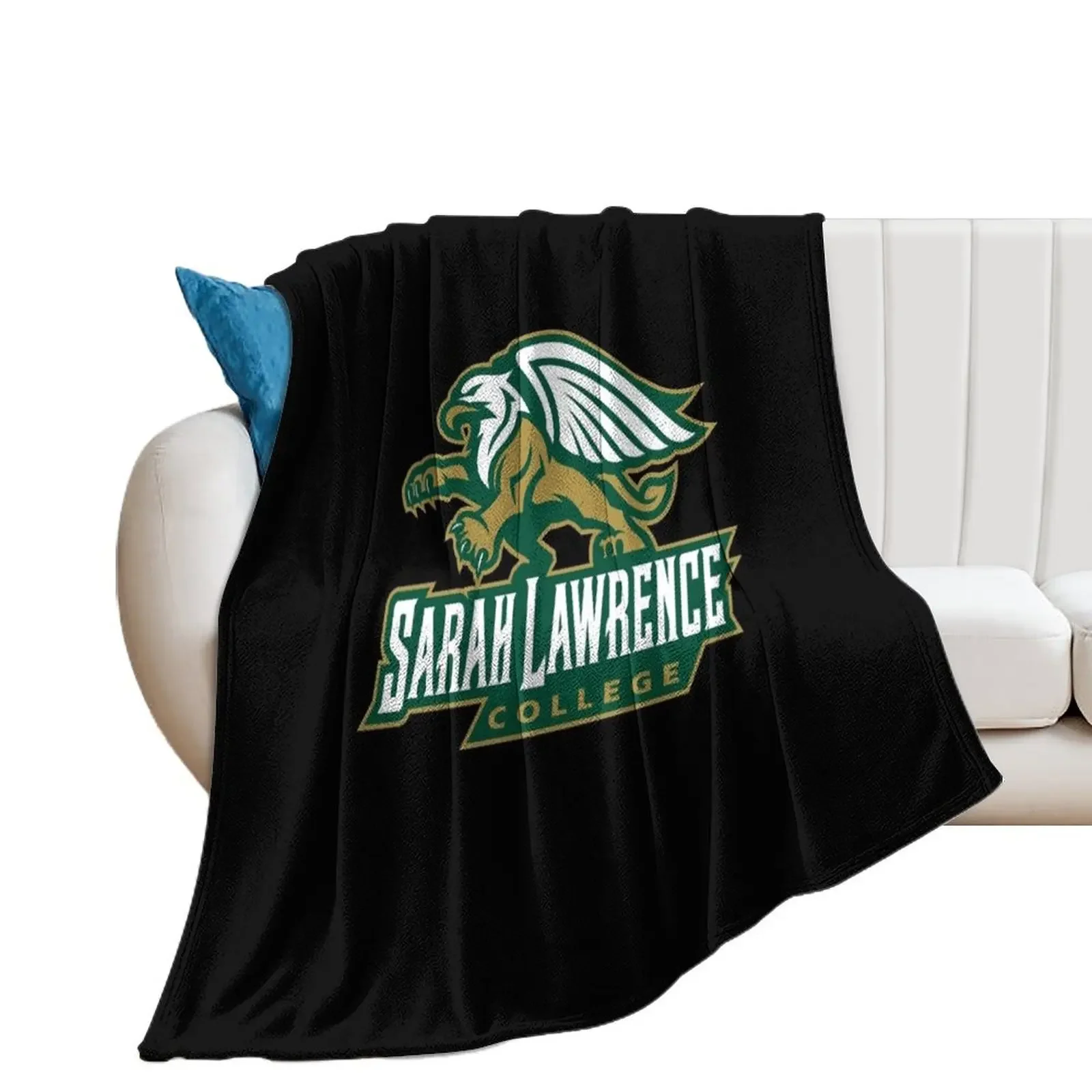 Sarah Lawrence gryphons Throw Blanket Sofa Quilt christmas gifts Blankets