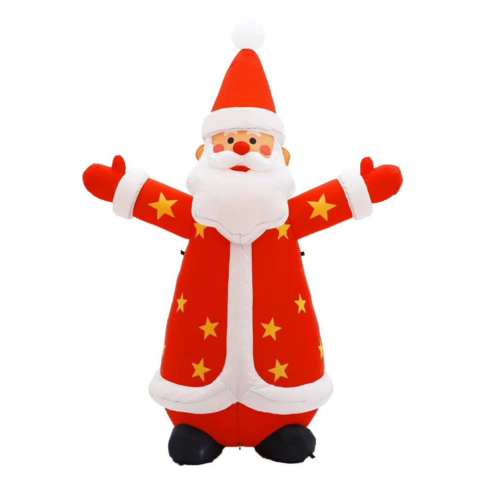 

Рождественский Санта-Надувной Орнамент Парад Взрослый Персонаж Косплей Рождественское Представление Вечеринка Талисман Орнамент