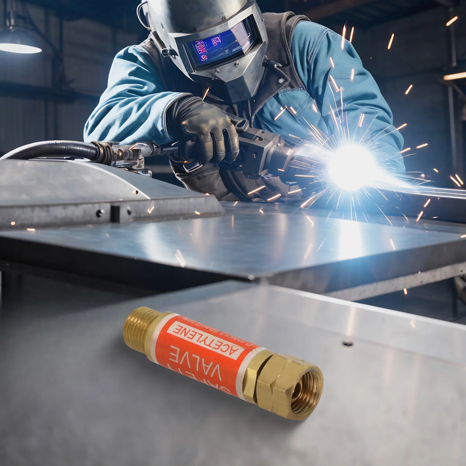Flashback Prevention Acetylene Arrester Acetylene Arrester Check Valve Copper Thread Acetylene Arrester Industrial Processes
