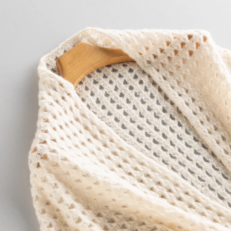 เสื้อคลุมคาร์ดิแกนแคชเมียร์แท้ 100% สำหรับผู้หญิง สไตล์คลาสสิก ฤดูใบไม้ผลิและฤดูใบไม้ร่วง แบบไม่มีแขน แต่งพู่ห้อย คุณภาพสูง ทรงหลวม ดูสง่างาม