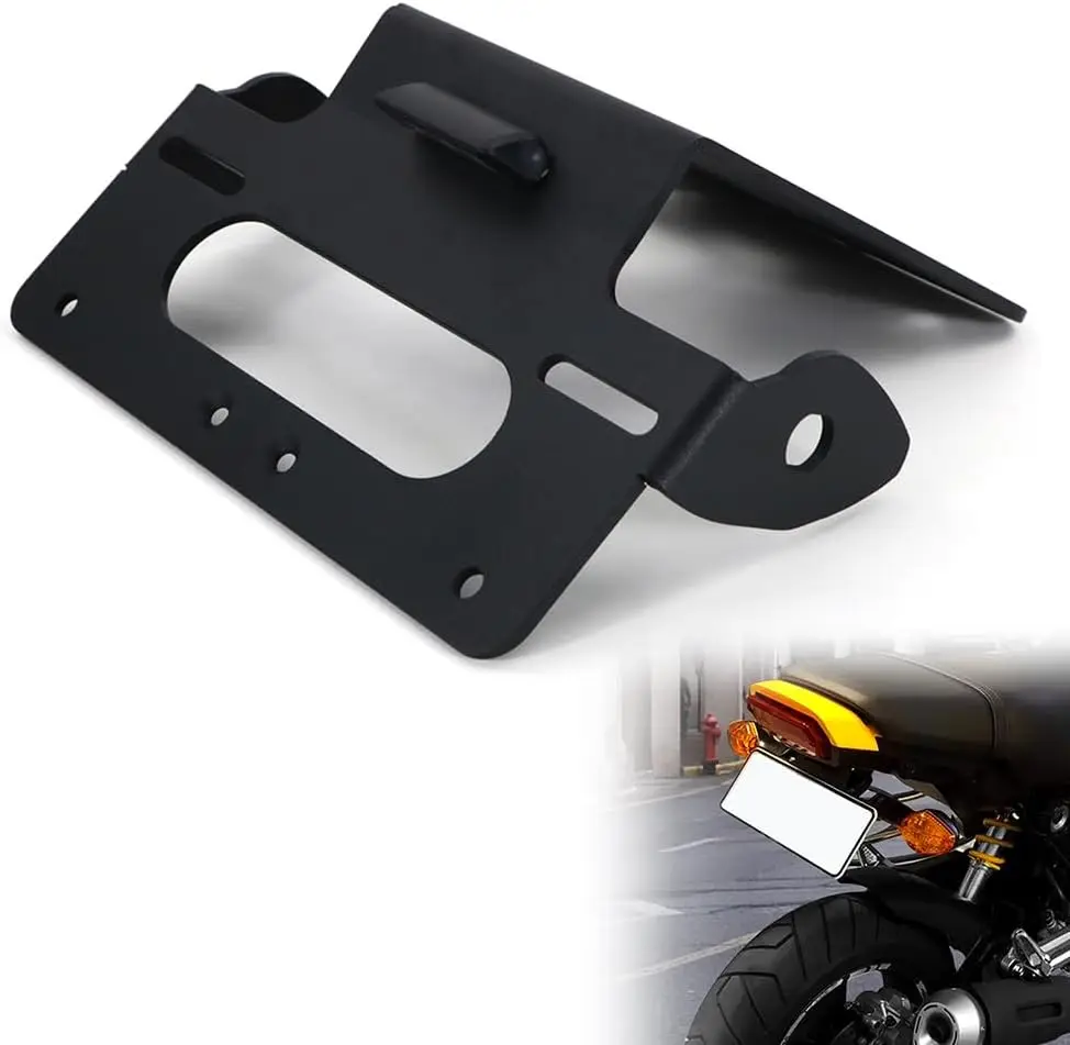 

Кронштейн для номерного знака Fender Eliminator для GROM 2021-2025 MSX125 Grom с LED-подсветкой (черный)
