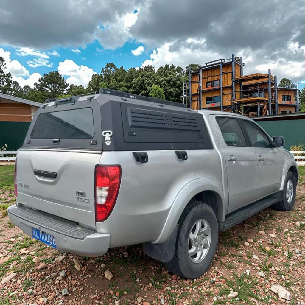 

Hard Aluminum Canopy Waterproof Anti-rusted Pickup Truck Exterior Modify Accessory for Dodge Ram 1500 5.7ft Top with Tool Box