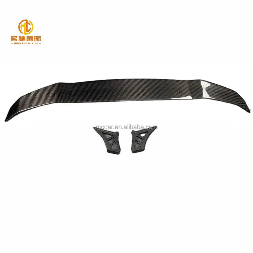 

High Quality Car Trunk Wings V Style Dry Carbon Fiber Rear Spoiler Rear Wing For Lamborghini Huracan LP580 LP610 Spoiler