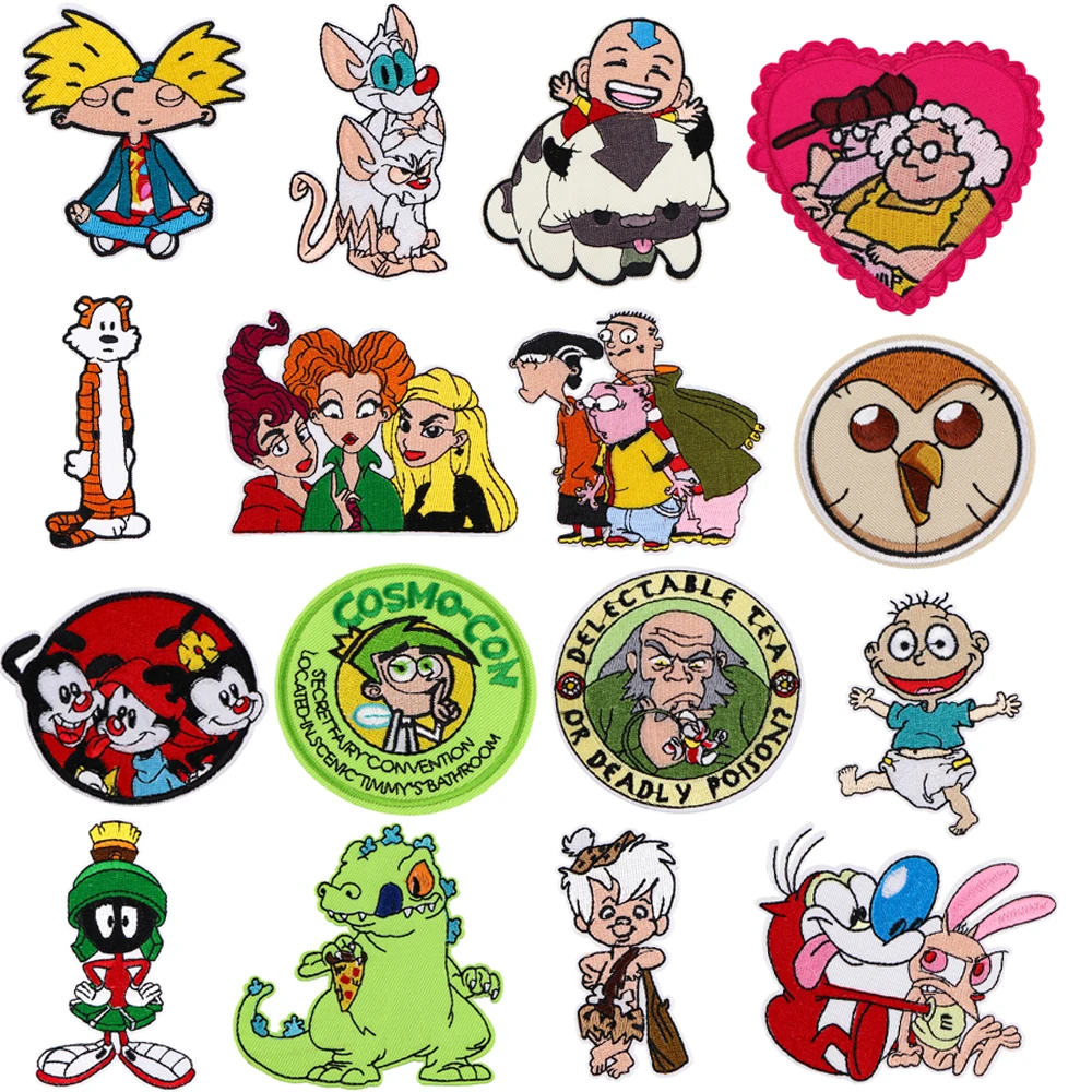 

Fashion DIY Patch on Clothes Hat Bag Women Men Cute Fabric Patches Sew Exquisite Stickers Accessories