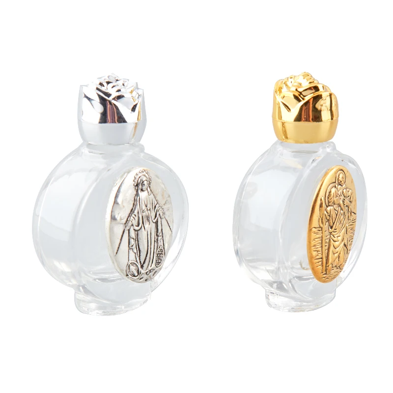 زجاجة ماء مقدس فارغة ، زجاجة صليب ديني ، معمودية مسيحية ، جودة عالية ، 15 + ، 1 #3