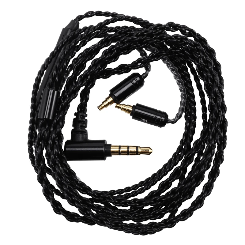 POP-l ゼンハイザー IE40 PRO ヘッドフォン用交換用オーディオケーブル アップグレードコード ワイヤーマイクボリューム