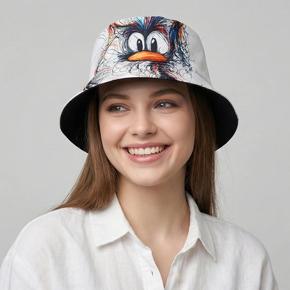 New Model Map-Printed Sun-Protective Hat - Creative and Unique Fisherman's Hat for Spring and Summer, UV Protection Cap
