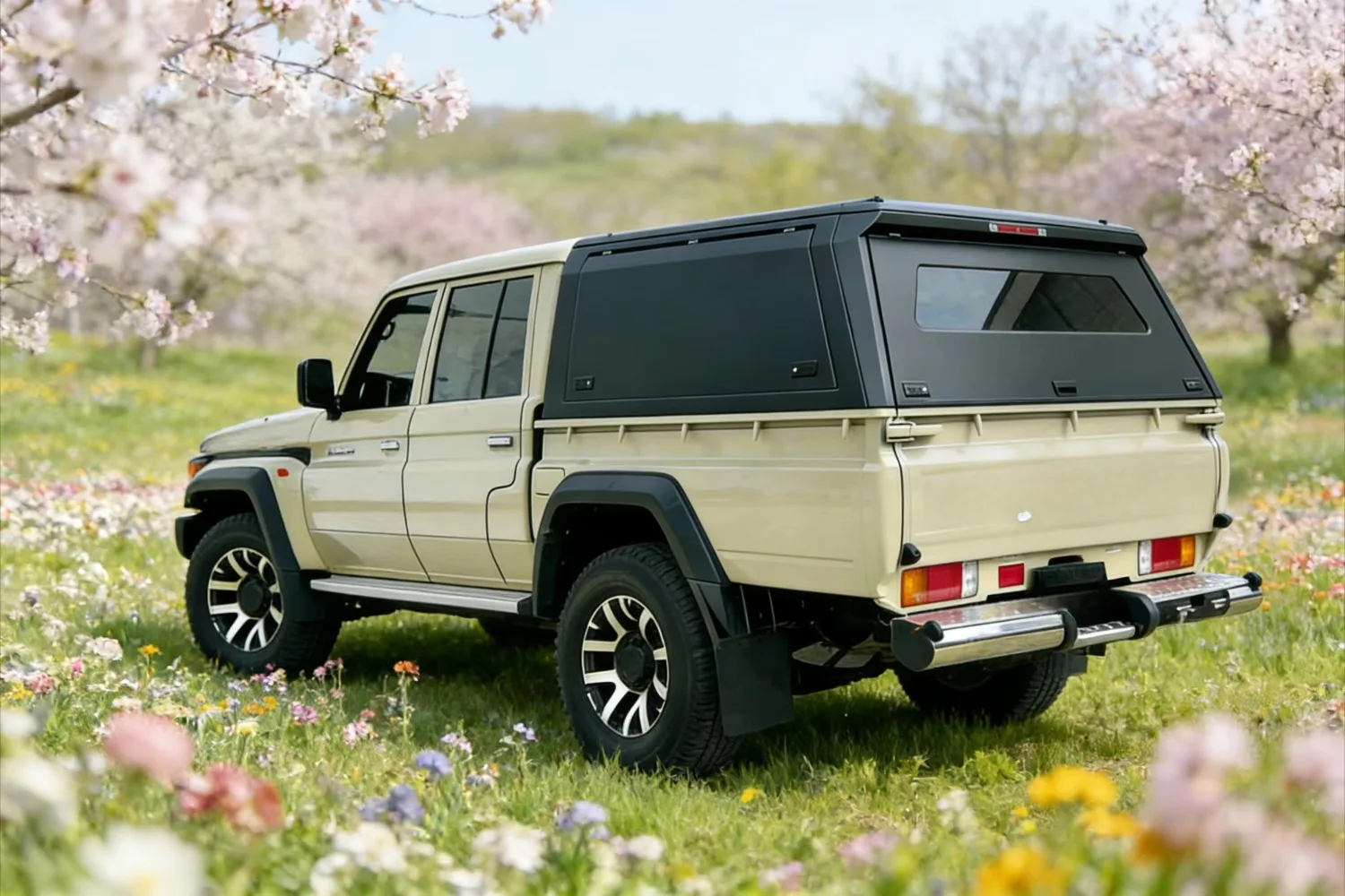 TUNDRA 2014+ 5.5FT Aluminum Alloy Hard Type Tailgate Cover Waterproof No-Drill Installation Scratch Abrasion Resistant