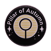 Halo Alpha Pillar of Autumn Brooch Game Badge Pin Jewelry Gift Backpack Decoration