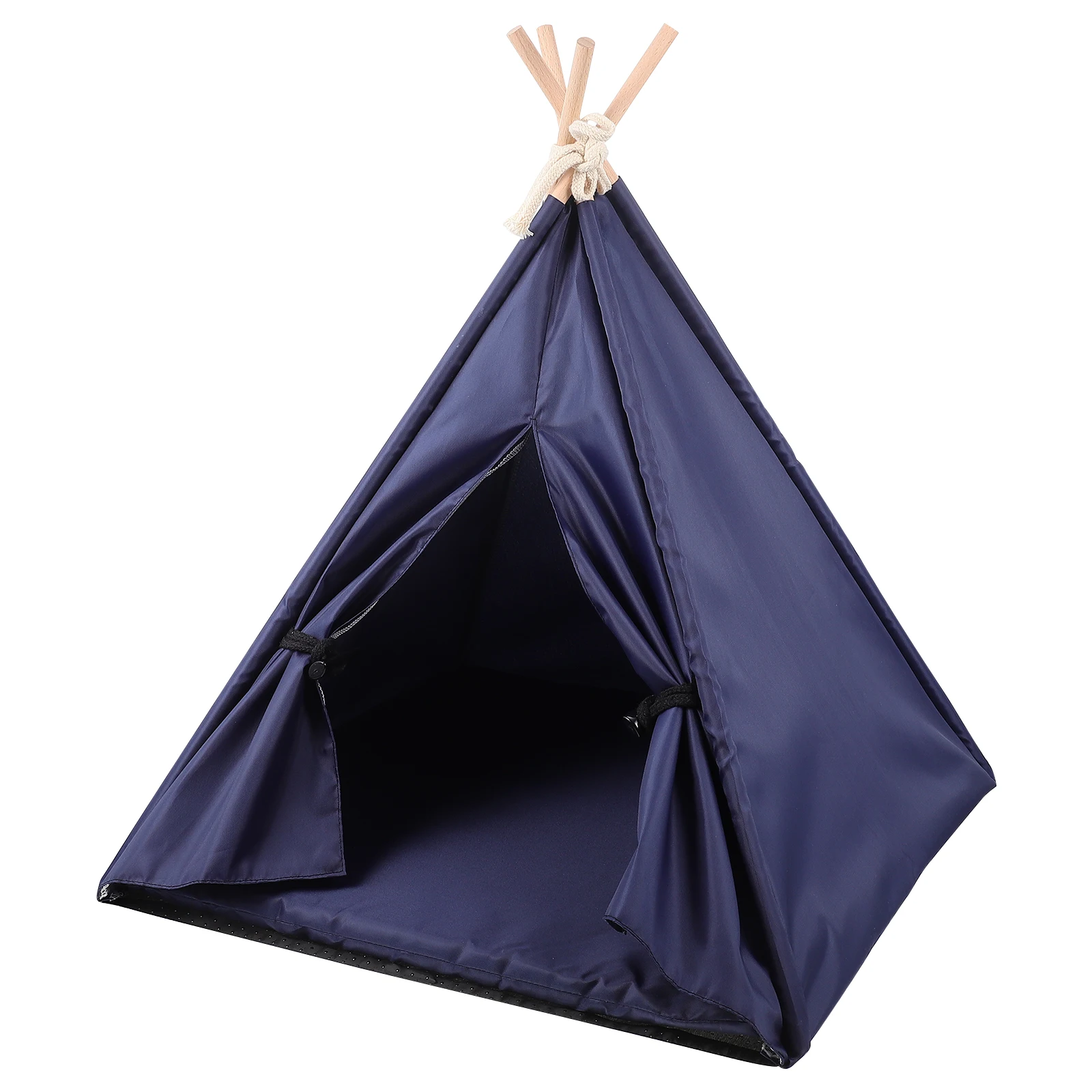 Shade Tent Waterproof Pet House Teepee for Pets Dog Tents Small Dogs Navy Indoor