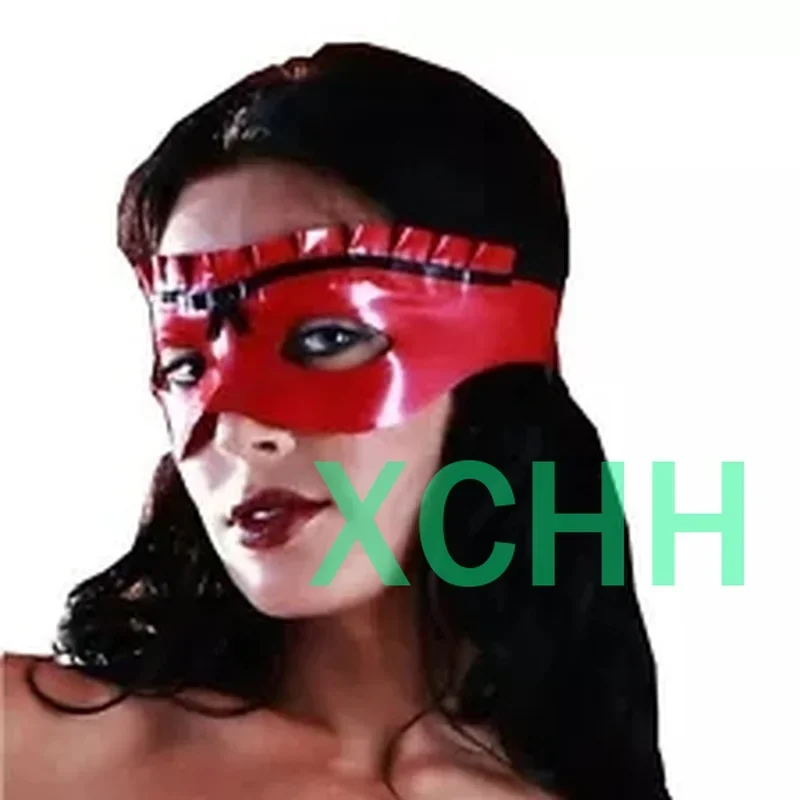 

Natural Handmade Latex Eyes Cover Customized Fetish Club Wear Halloween Costumes for Women