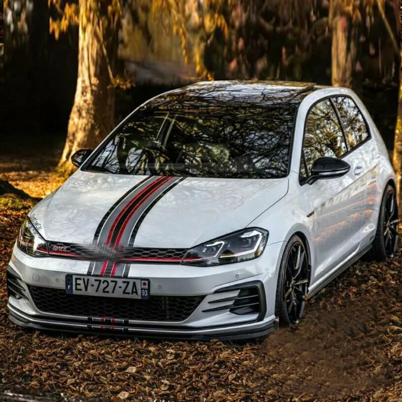 

Автомобильные наклейки для Vw Golf 6, Golf 7, Gti, Polo, виниловый капот, товары на заказ для Golf 7, 6, наклейка на корпус для Golf 5, Gti, двери, автомобильные аксессуары