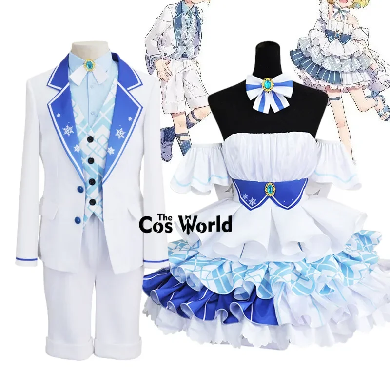 VOCALOID 2019 Miku 10th Anniversary Snow Rin Len Outfits Anime Customize Cosplay Costumes