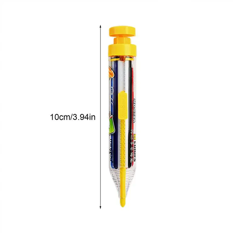 8 In 1 Crayons 8 In 1 Pastel Colored Crayon Pencil Retractable Transparent Crayons Barrel Oil Pastel Colored Pencil For Boys