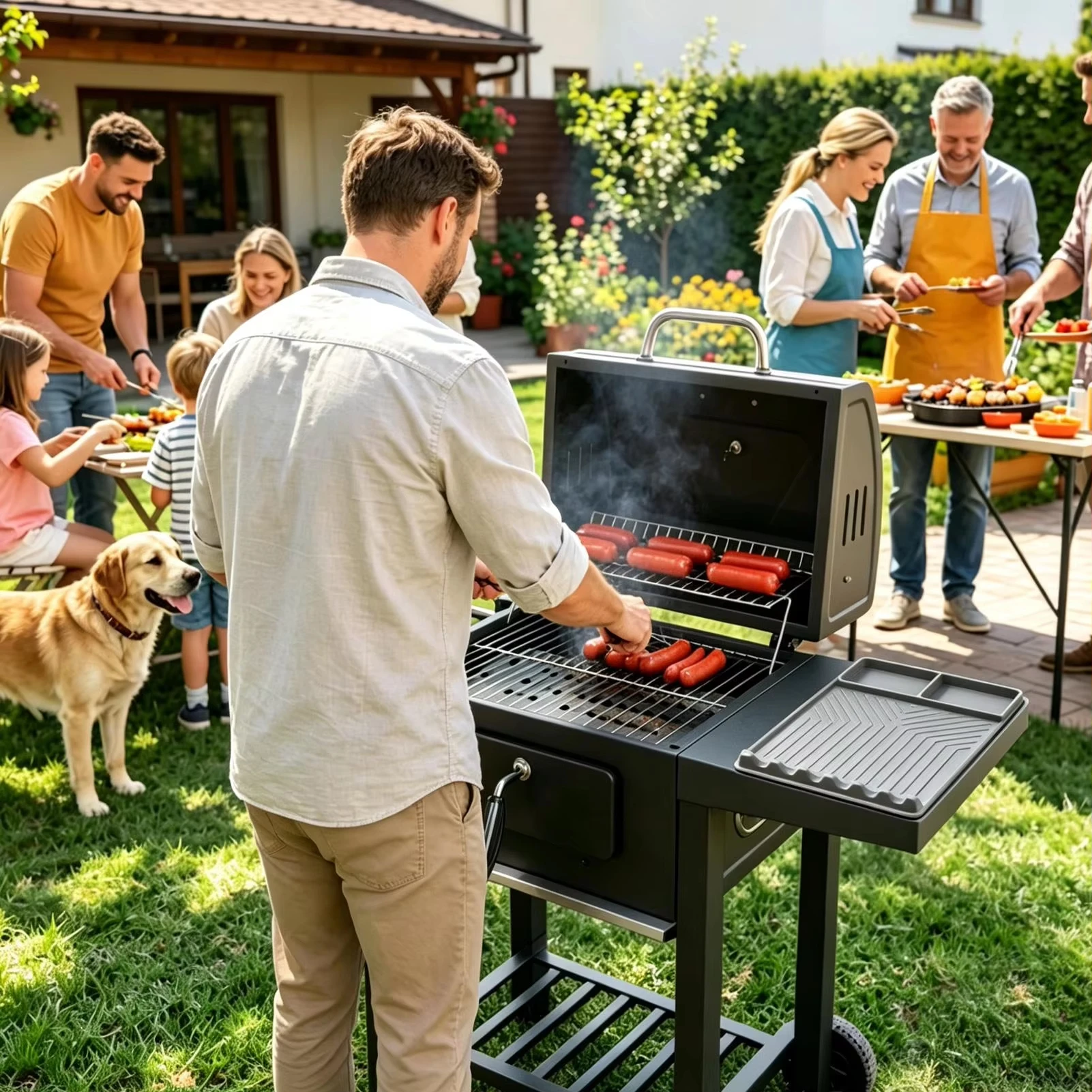 Outdoor Camping Griddle - Silicone Mat For Grill Heat Resistant