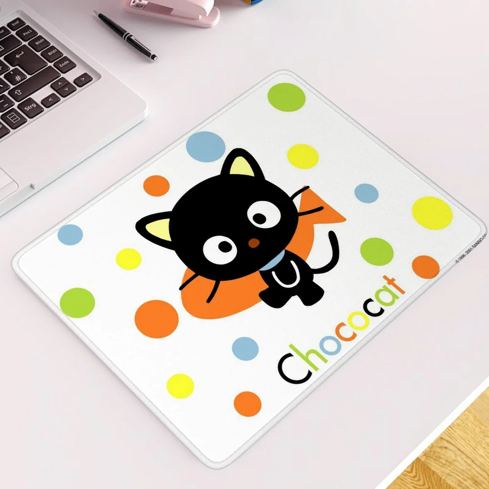 Tapete de mesa bonito Chocat para meninas, Pequeno Anime Mouse Pad, Company Desk Accessory, Gamer Girl Gaming Laptop, Acessórios para PC