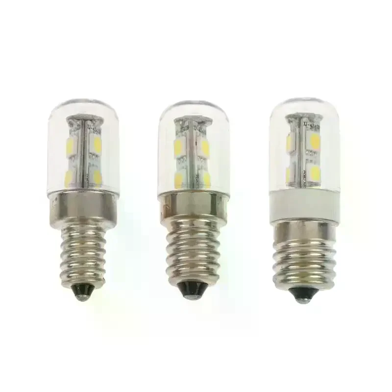 /PFU/E12 E14 E17 LED Fridge Light Bulb 220V Refrigerator Corn Bulb LED Lamp Cold White Replace Halogen Chandelier Lights