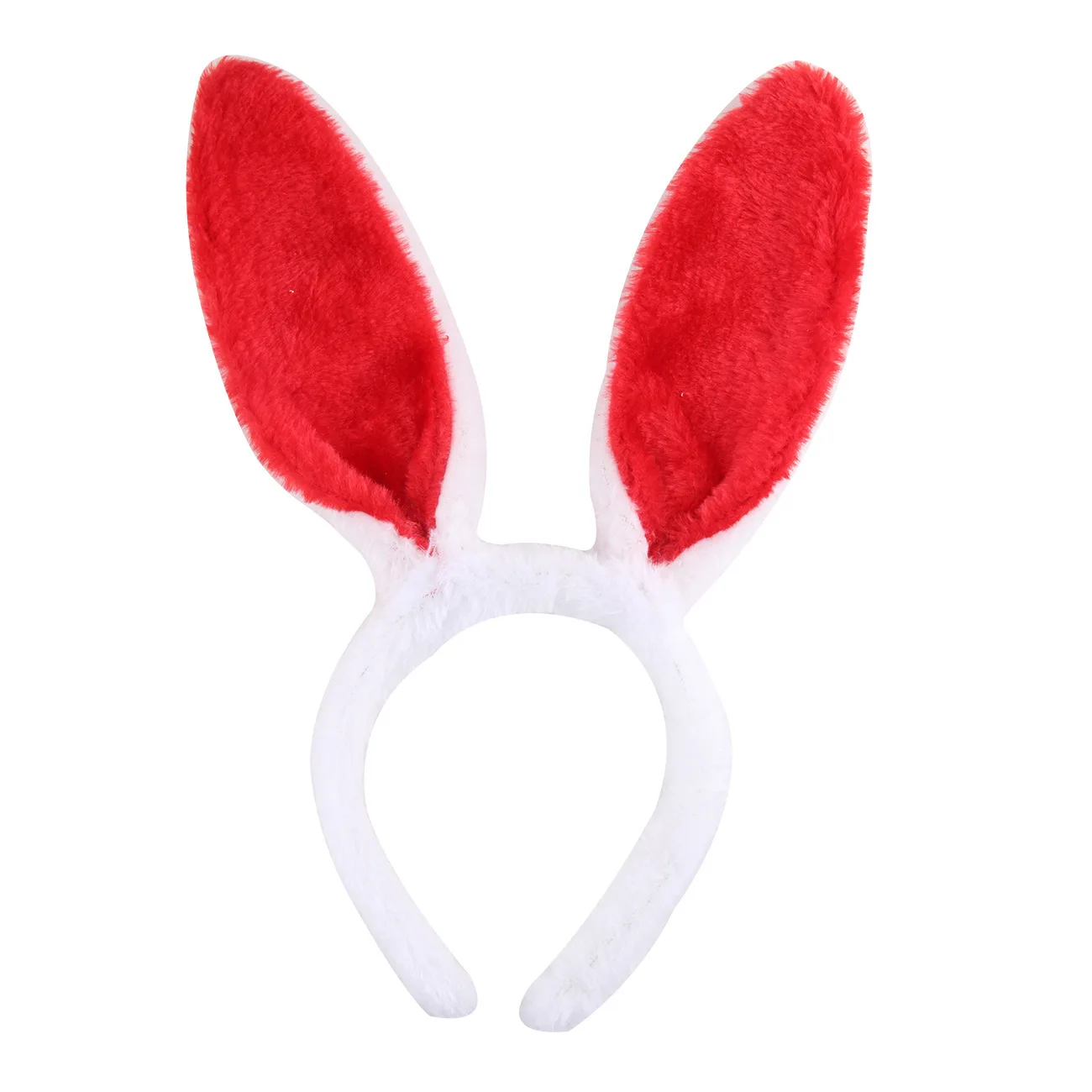 Plush rabbit ear headband, children\'s festival party performance, cartoon animal rabbit headband, cute hair accessory