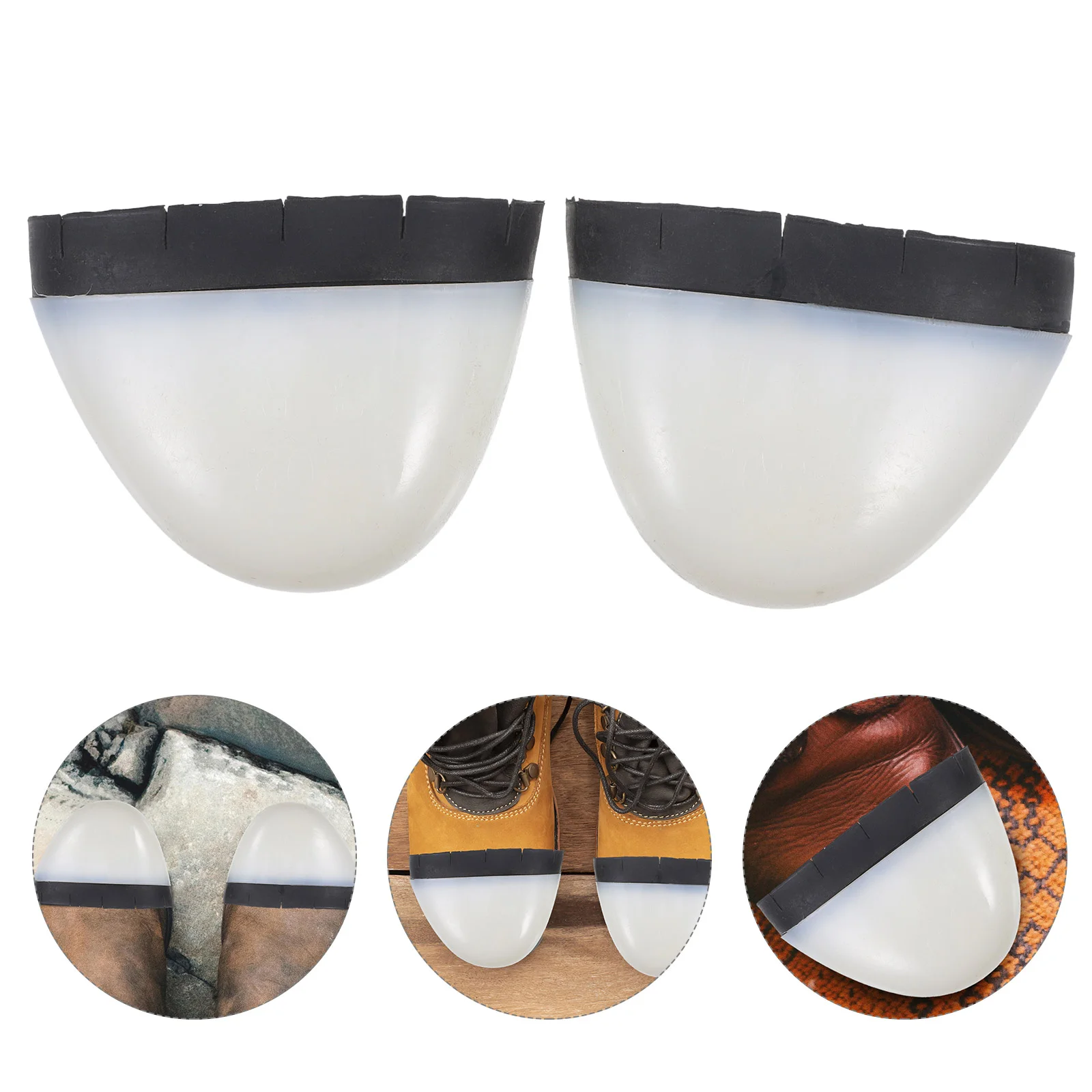 4 Pcs Labor Protection Safety Toe Cap Plastic Guard Work Shoes for Boots Men