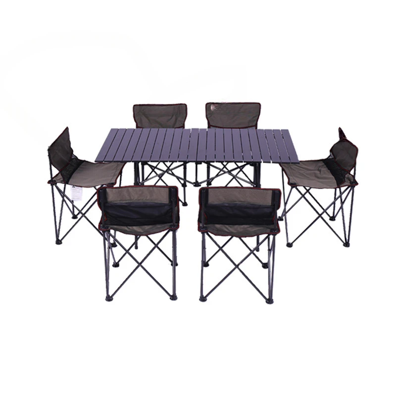 Outdoor Items: Folding Portable Picnic Tables and Chairs Set, Camping Beach Leisure Camping Gear