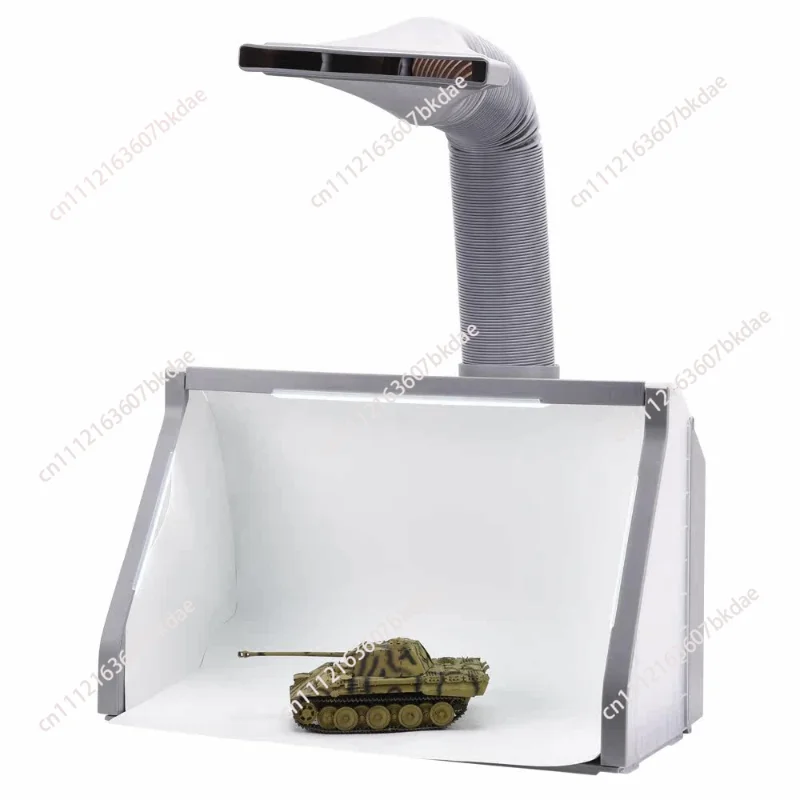 Gundam Model Paint Table Strong Ventilation Box for Gundam Handmade Painting LED Light Exhaust Fan Adjustable Speed