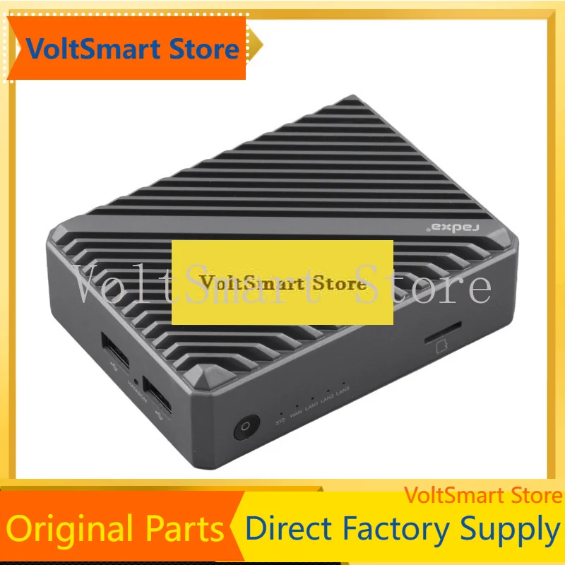 VoltSRadxa E24c Rk3528a , Network Computer, Development Board, Four-port Gigabit Network Port