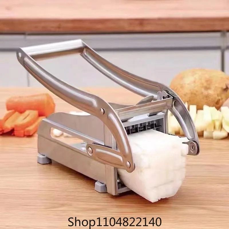

2025 Multifunction Stainless Steel Manual Vegetable Cutter - Ideal for Potato, Cucumber & All Fruits and Vegetables!