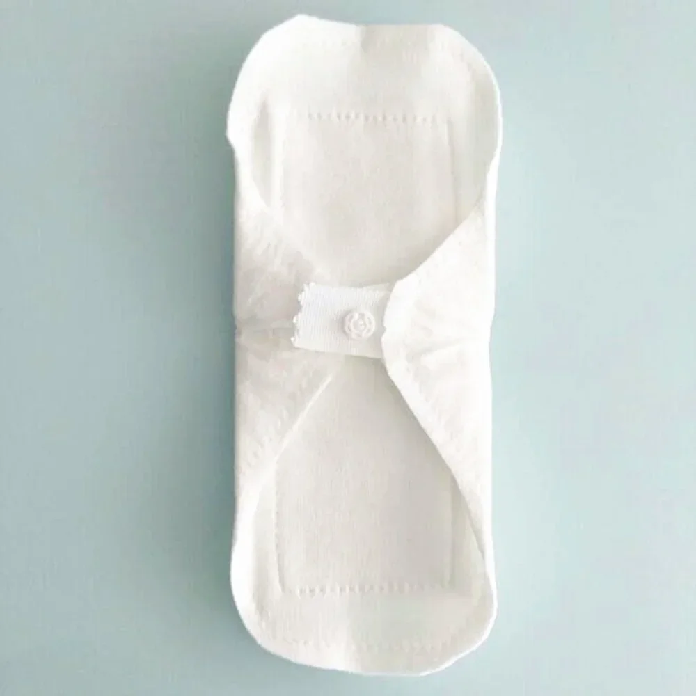 3 Stuks Herbruikbare Wasbare Menstruatiepads Maandverband Wattenstaafjes Gezondheid Doek Servet Dunne Inlegkruisjes Voor Vrouwen Vrouwelijke Hygiëne