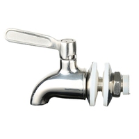 16mm Drink Dispenser Beverage Wine Barrel Tap Spigot Water Stainless Steel