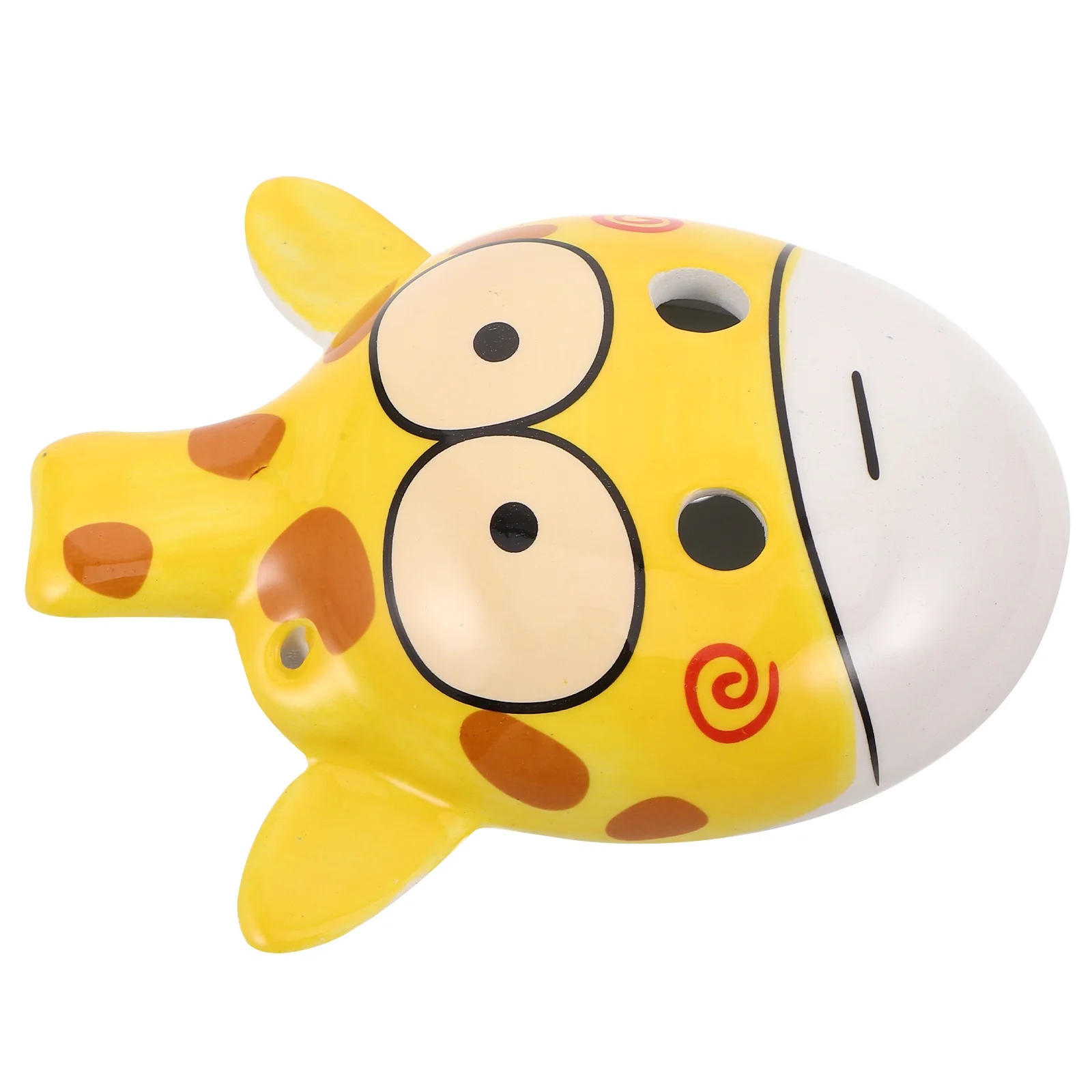 

Ceramic Ocarina Animal Ornaments Cartoon Keychain Creative Hand Soft Toys Giraffe Musical Instrument Gifts Childrens Rattles