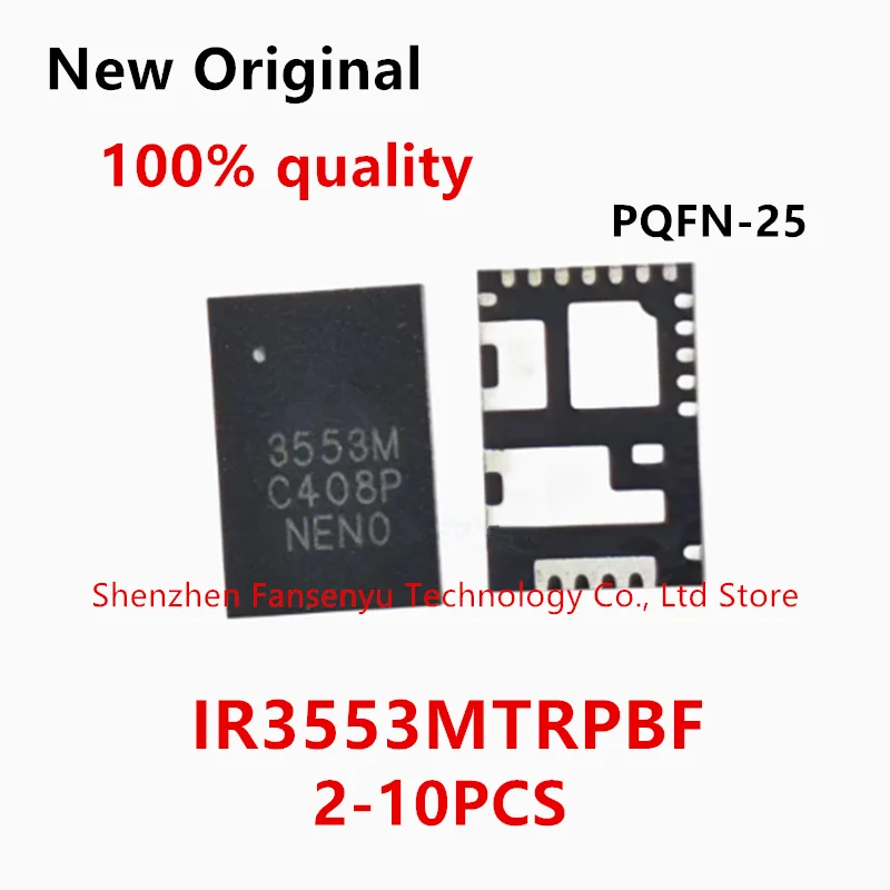 

2-10pcs 100% New IOR3553MTRPBF IR3553MTRPBF IR3553M 3553M PQFN-25 Chipset