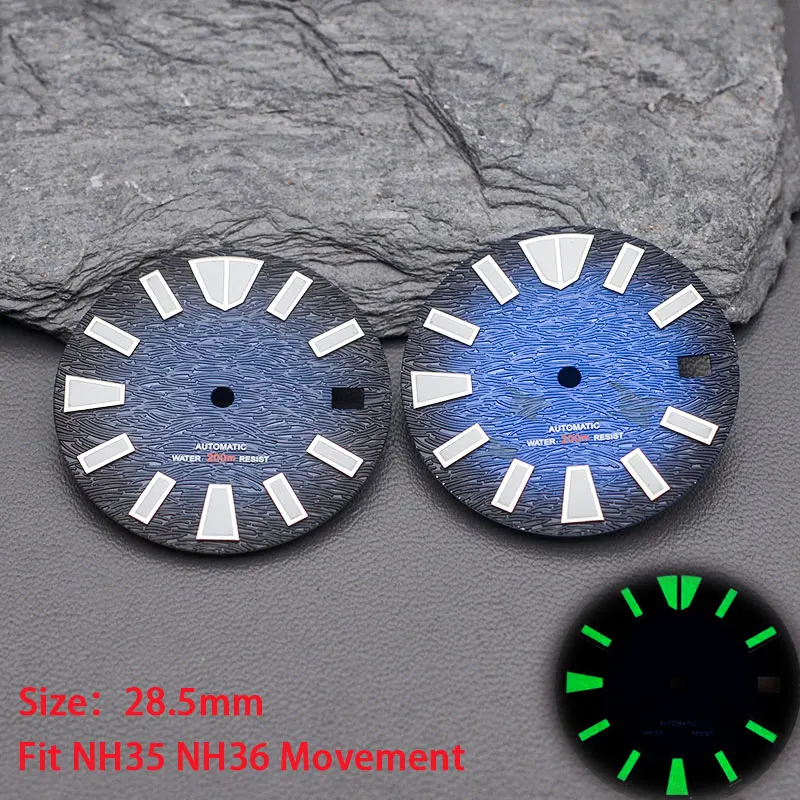 

Men's Watch With 28.5MM Dial Suitable For 4R 7S26 NH34 NH35 NH36 Movements Replacement Parts For Watch Dial NH35 Dial