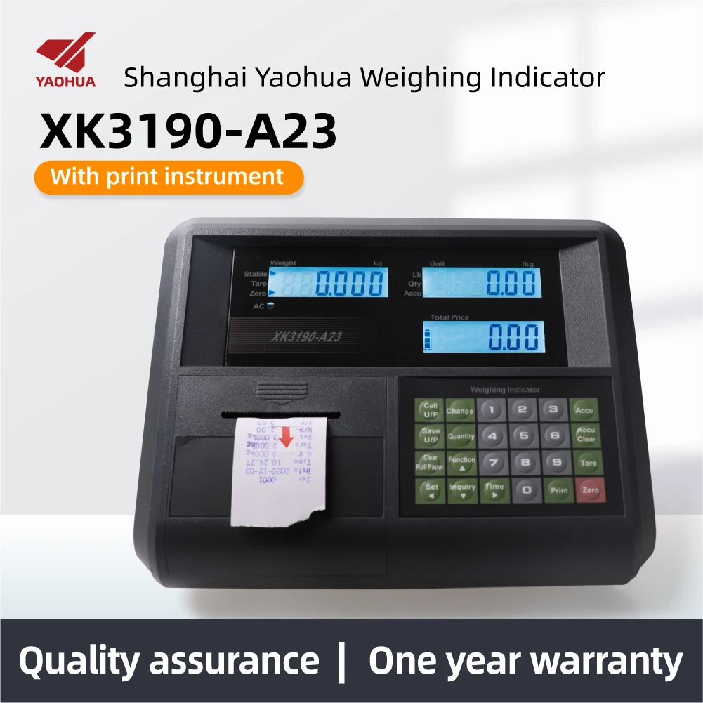 XK3190-A23 LED Display Electronic Weighing Instrument Controller Weighing Scale Indicator with Printer