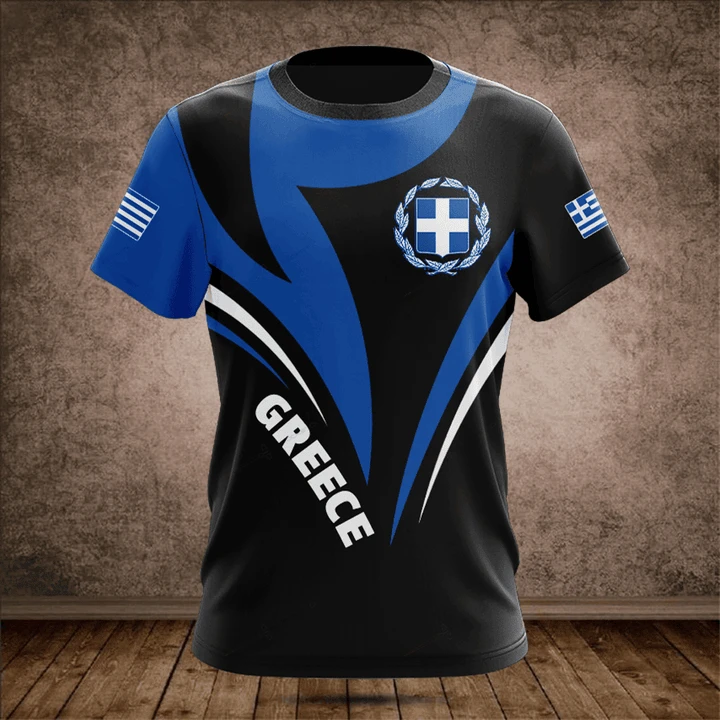 Men'S Fashion Greece - Koszulki z własnym nadrukiem, letnie, codzienne,