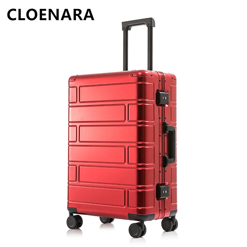 

COLENARA 24"28"Carry-on Travel Luggage 20 Inches All Aluminum Magnesium Alloy Boarding Box Business Trolley Case Suitcase