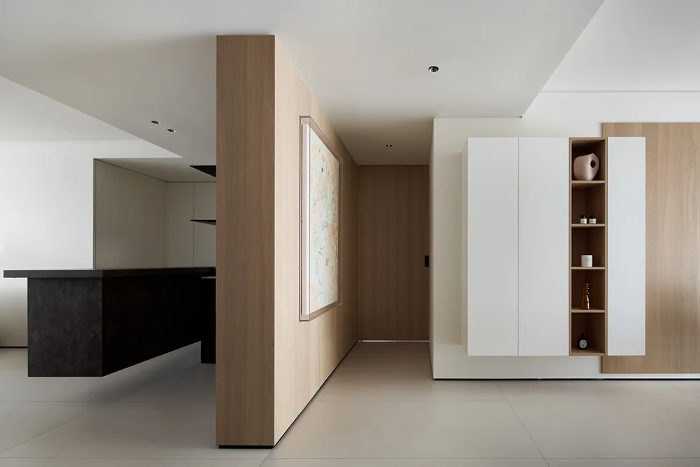 Sanhai الطراز الحديث التصميم الداخلي مريح خطة أرضية المنزل شقة ثلاثية الأبعاد ماكس تقديم بناء المنزل رسم خطة رئيسية مسطحة