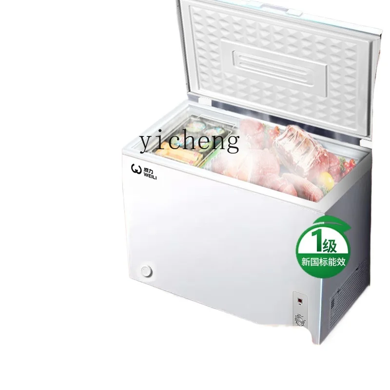 

ZC first-class energy efficiency freezer household freezing small power-saving refrigerated dual-purpose refrigerator