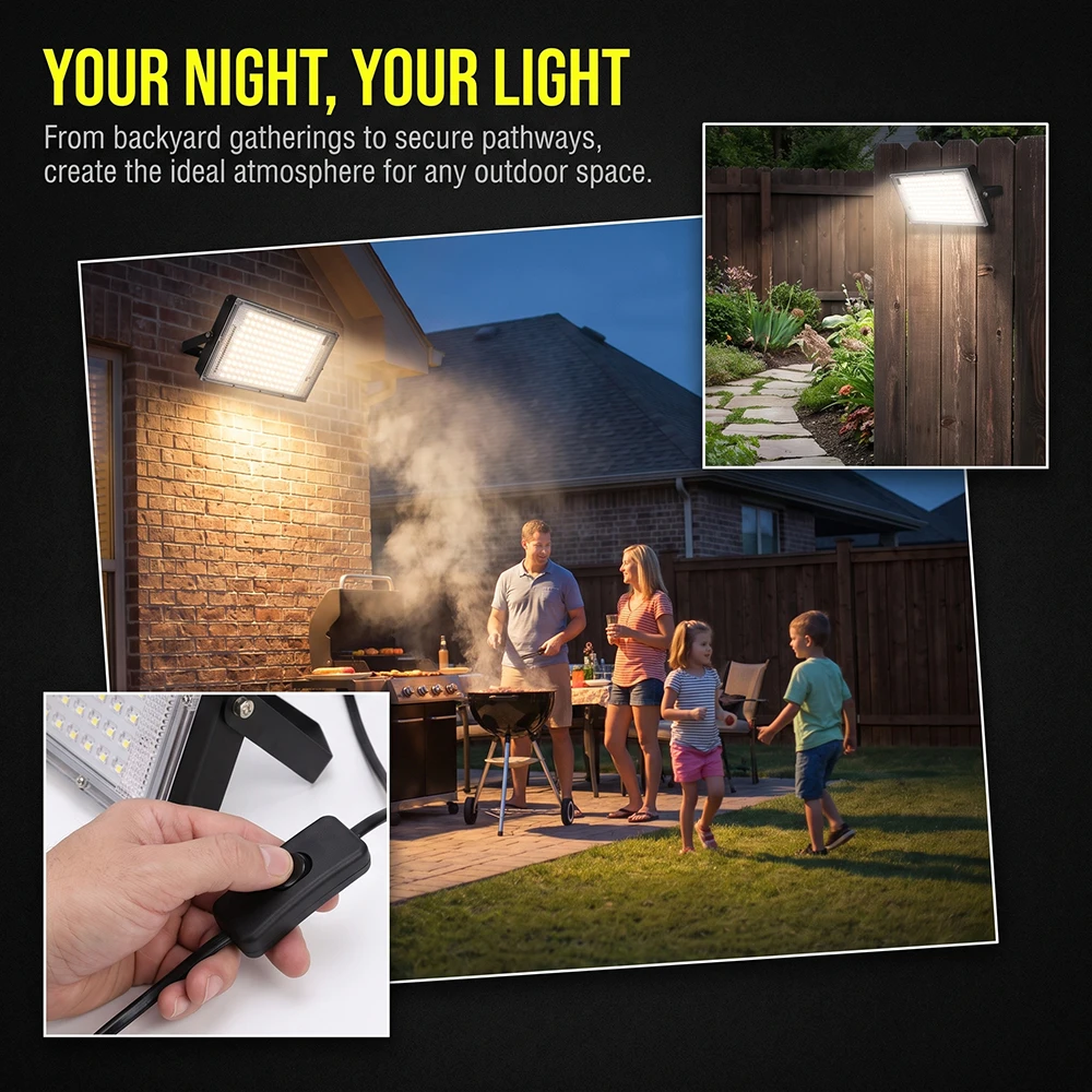 Faretto LED 50/96/144 LED per  - Outdoor Lighting Garage recensione e prezzo