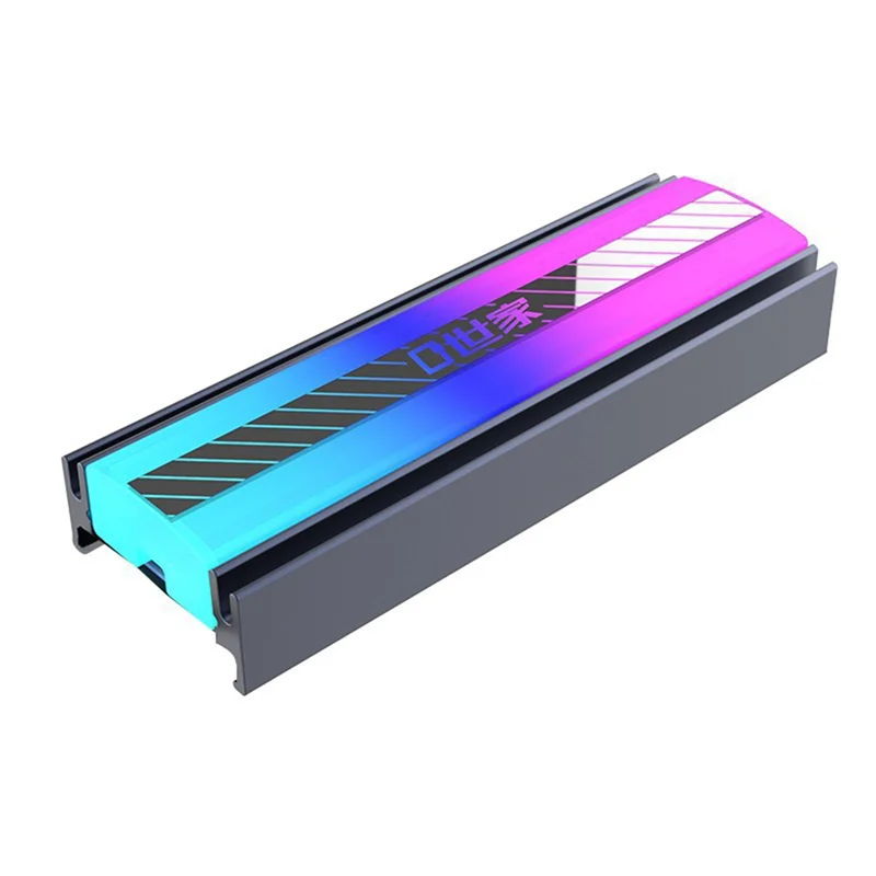 Teucer M.2 2280 NVME SSD Heatsink M2 Radiator 5V 3Pin ARGB Aluminum Alloy Solid State Drive Cooler