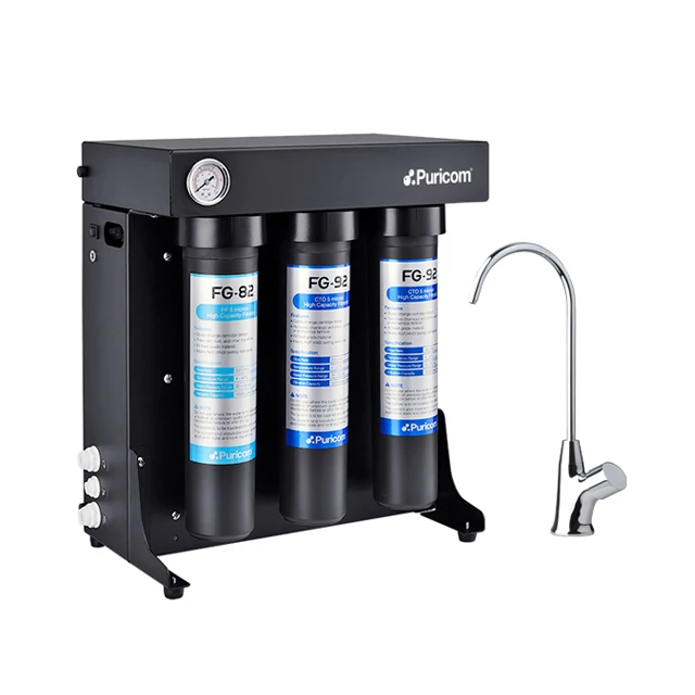 1200GPD Electric Water Purifier Filter Machine Big Capacity with Quick Change Cartridge & Reverse Osmosis for Hotels