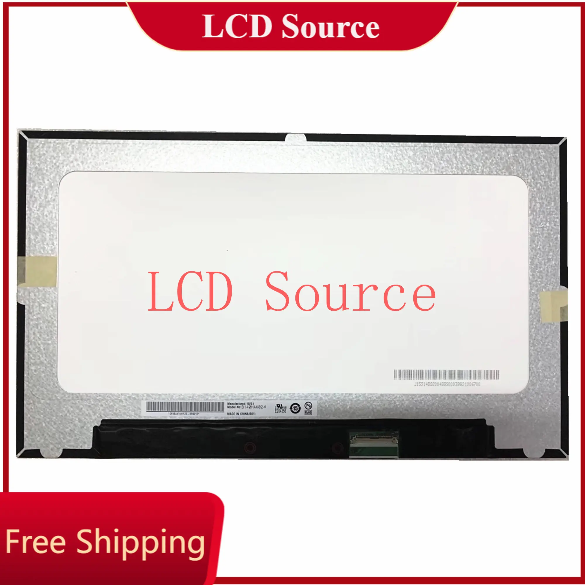 

B140HAK02.4 14.0"inch Panel Replacement 1920*1080 EDP Laptop LED LCD Screen