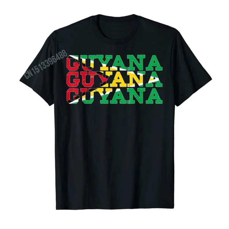 More Design GUYANA Guyanese Flag Sports Lovers T-Shirt For Men Women T Shirt Hip Hop Tops Cotton Tees