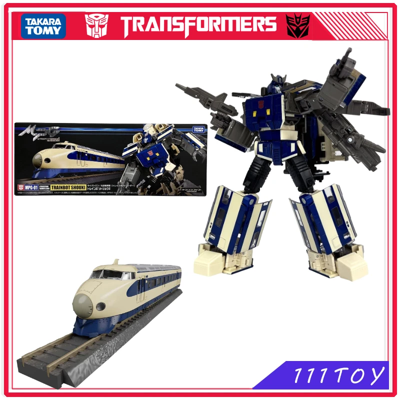 In magazzino Transformers giocattolo capolavoro MPG01 Cybertron Trainbots Leader Trainbot Shouki figure Action Figures raccolta hobby