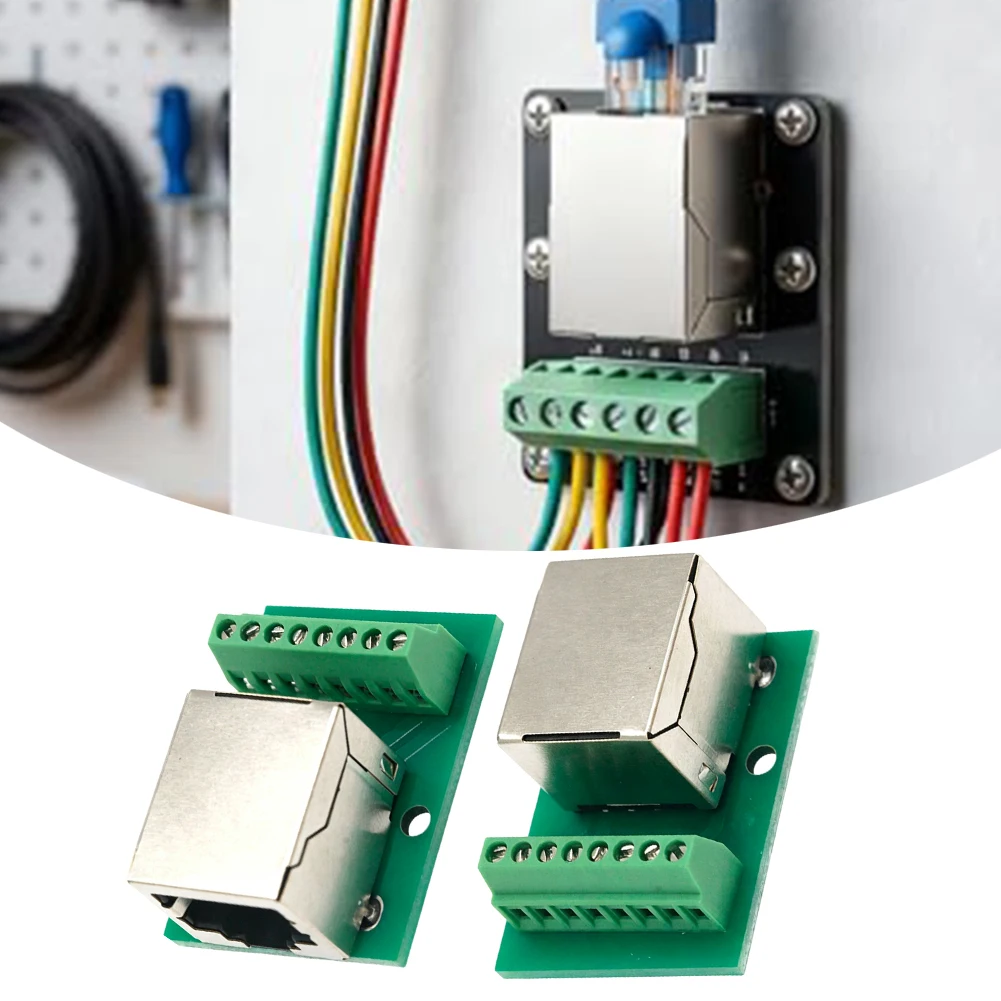 Network Port Adapter Kit 4pcs Made of Metal with For RJ45 Female Interface for Use in Fixed Indoor Network Deployments
