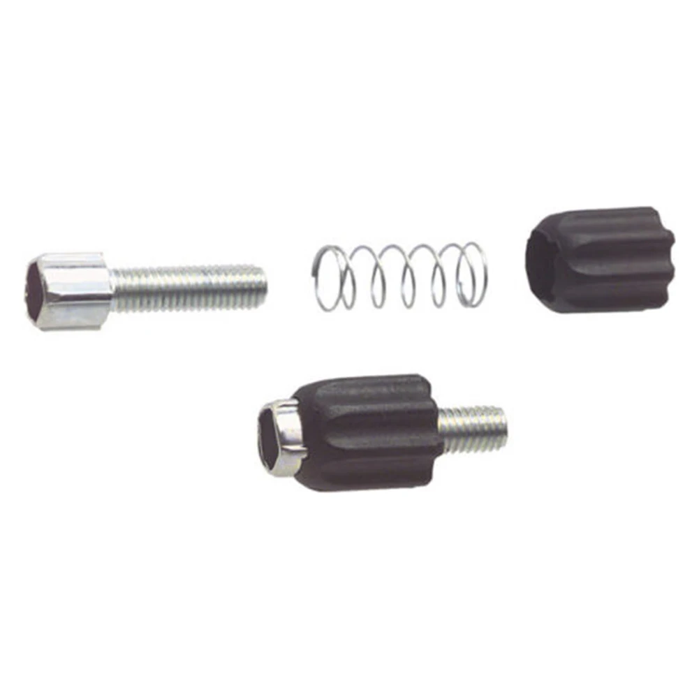 

2pcs Bicycle Gear Cable Adjuster Steel+ABS M5 Threaded Downtube Derailleur Bolt 26x12mm Black Bicycle Accessery Parts