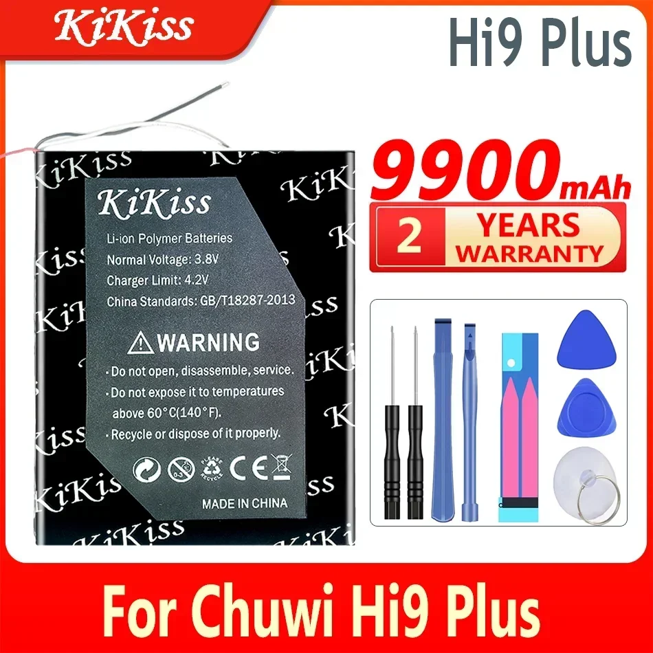 9900mAh KiKiss New Battery Hi9 Plus For Chuwi Hi9Plus Tablet PC 3-wire Batteries